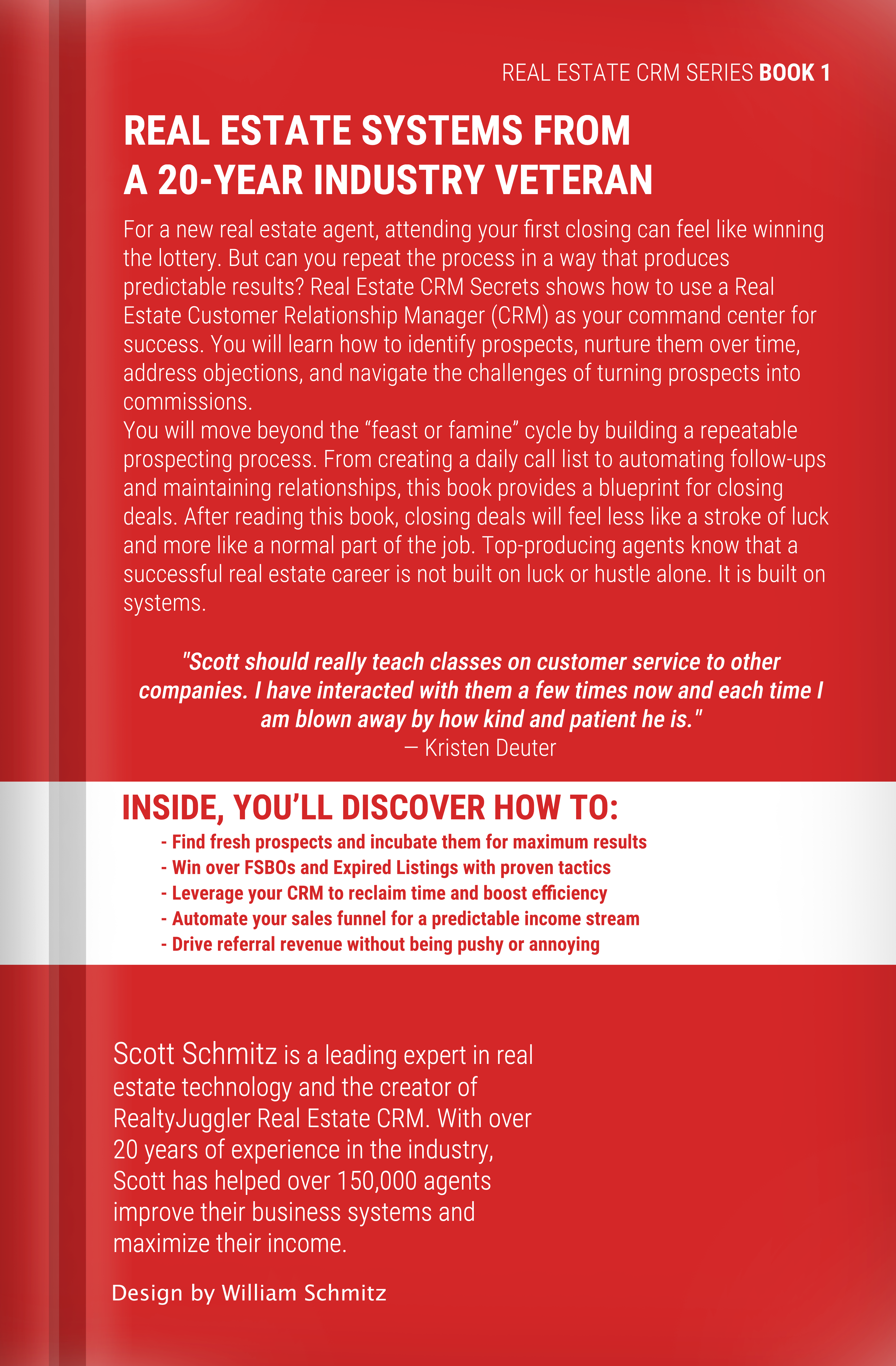 Real Estate CRM Secrets Back Cover